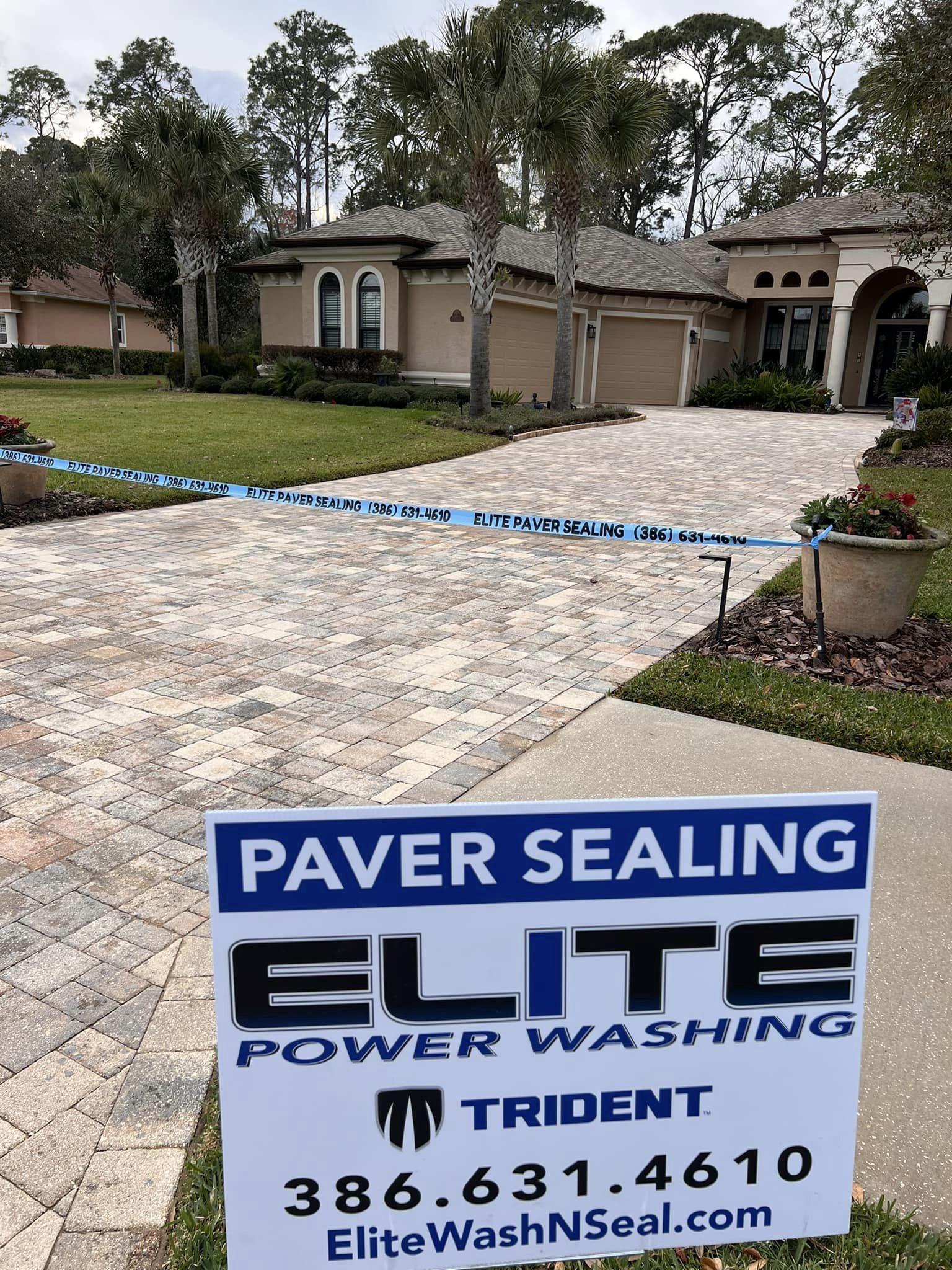 St Augustine Beach paver sealing services